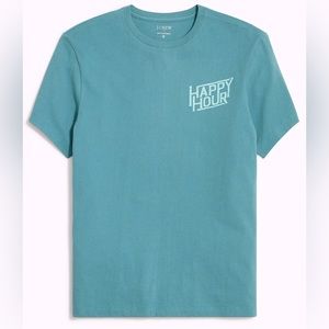 JCrew HAPPY HOUR MENS SHORT SLEEVE TEE SHIRT. SIZE XL